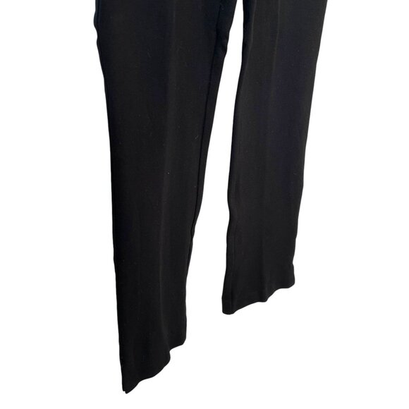Chicos Black Mid Rise Pull On Straight Pants 1 Medium - Picture 3 of 12